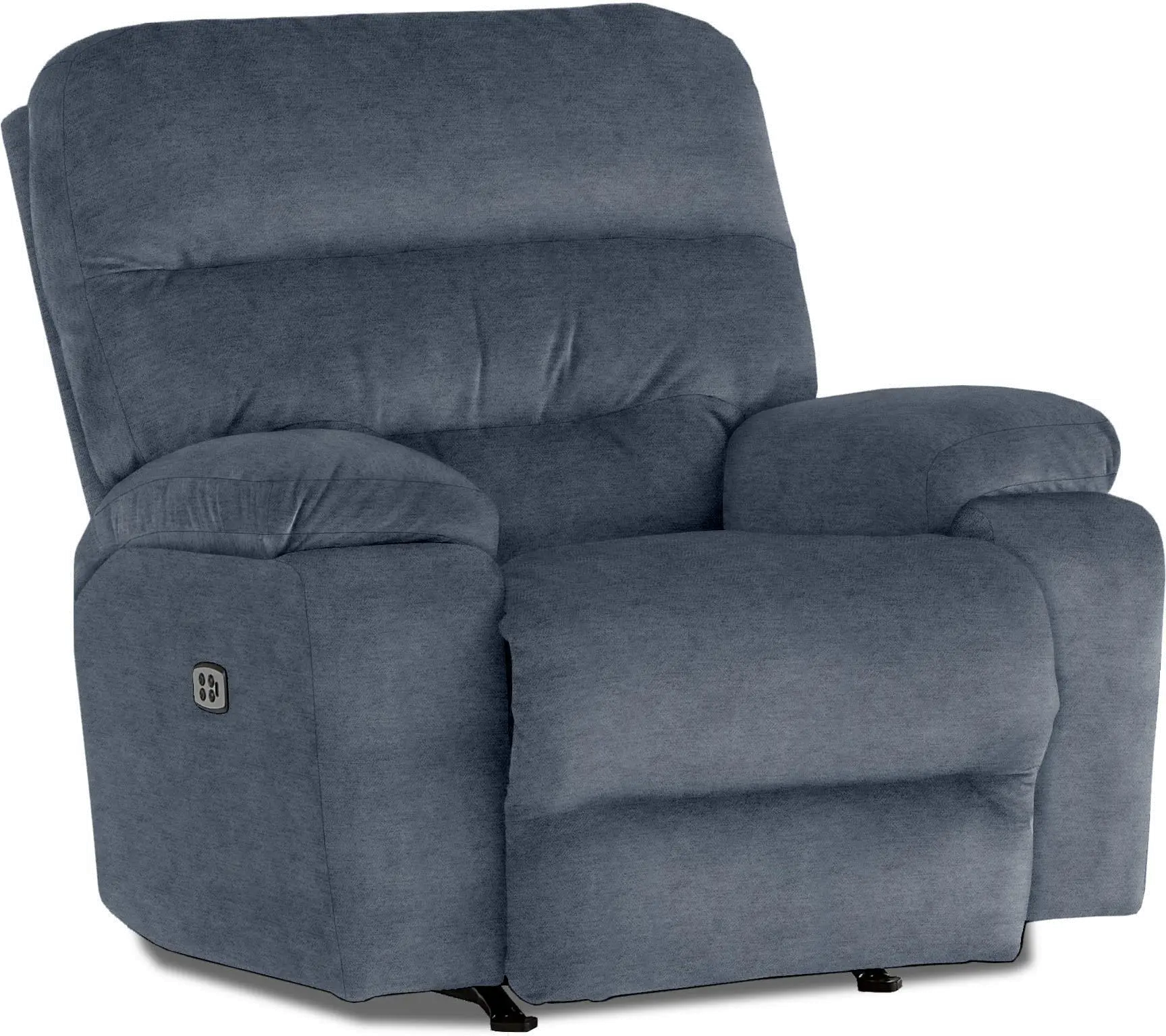 Ryson Denim Blue Power Rocker Recliner-1