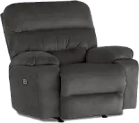 Ryson Gray Power Rocker Recliner