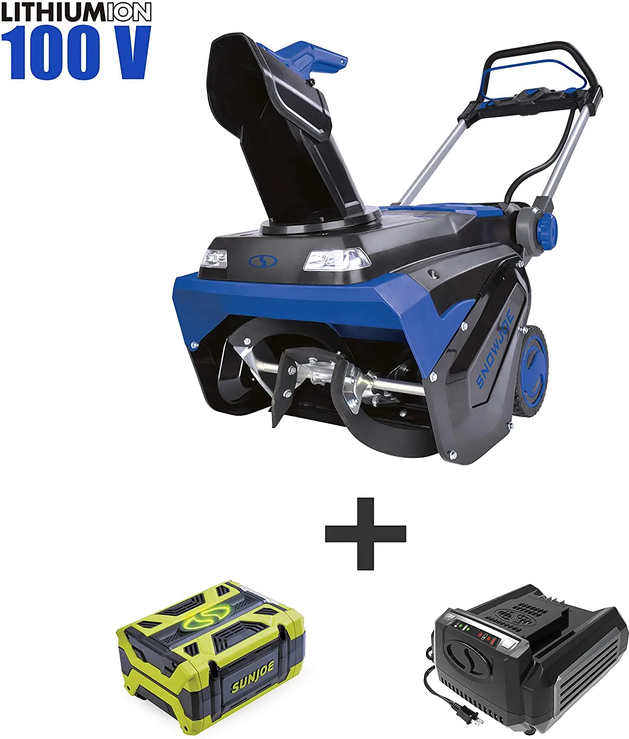ION100V-21SB/1STAGE Snow Joe 100 Volt iONPRO 21 inch Cordless Snow Blower-2