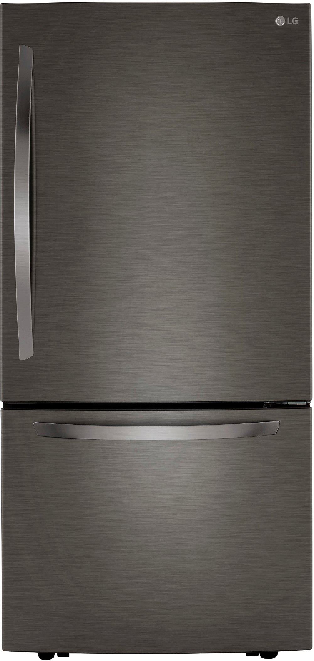 LG 25.5 cu ft Bottom Freezer Refrigerator - Black Stainless Steel