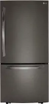 LRDCS2603D LG 25.5 cu ft Bottom Freezer Refrigerator - Black Stainless Steel