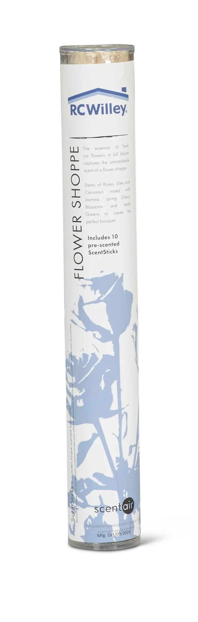 Flower Shoppe 10 Piece Pre-Scented Sticks with Vase-1