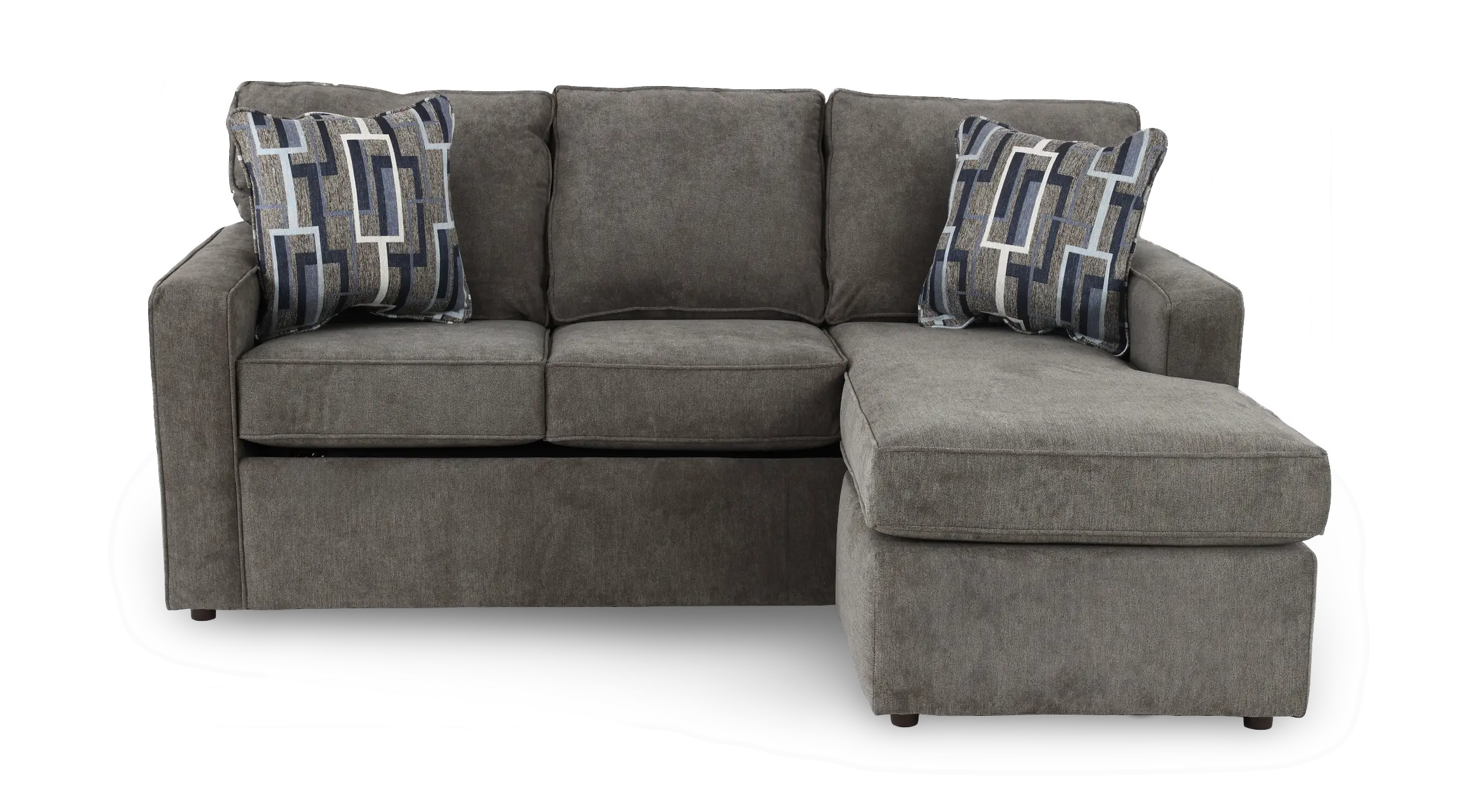 Norris Graphite Gray Queen Sleeper Sofa with Ottoman-1