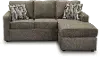 Norris Graphite Gray Queen Sleeper Sofa with Ottoman