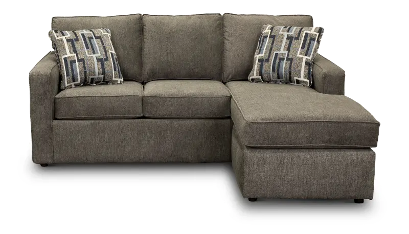 Norris Graphite Gray Queen Sleeper Sofa with Ottoman