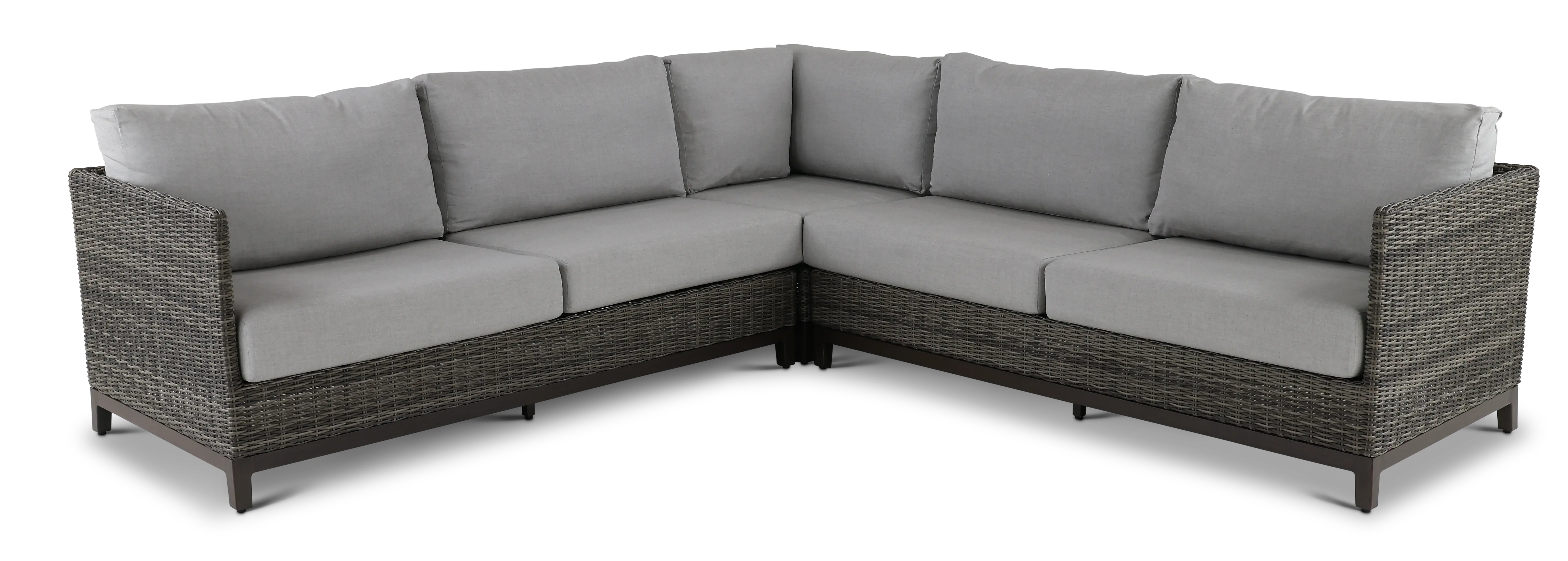 Nevis 3 Piece Gray Patio Sectional-1
