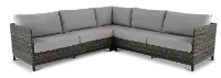 Nevis 3 Piece Gray Patio Sectional