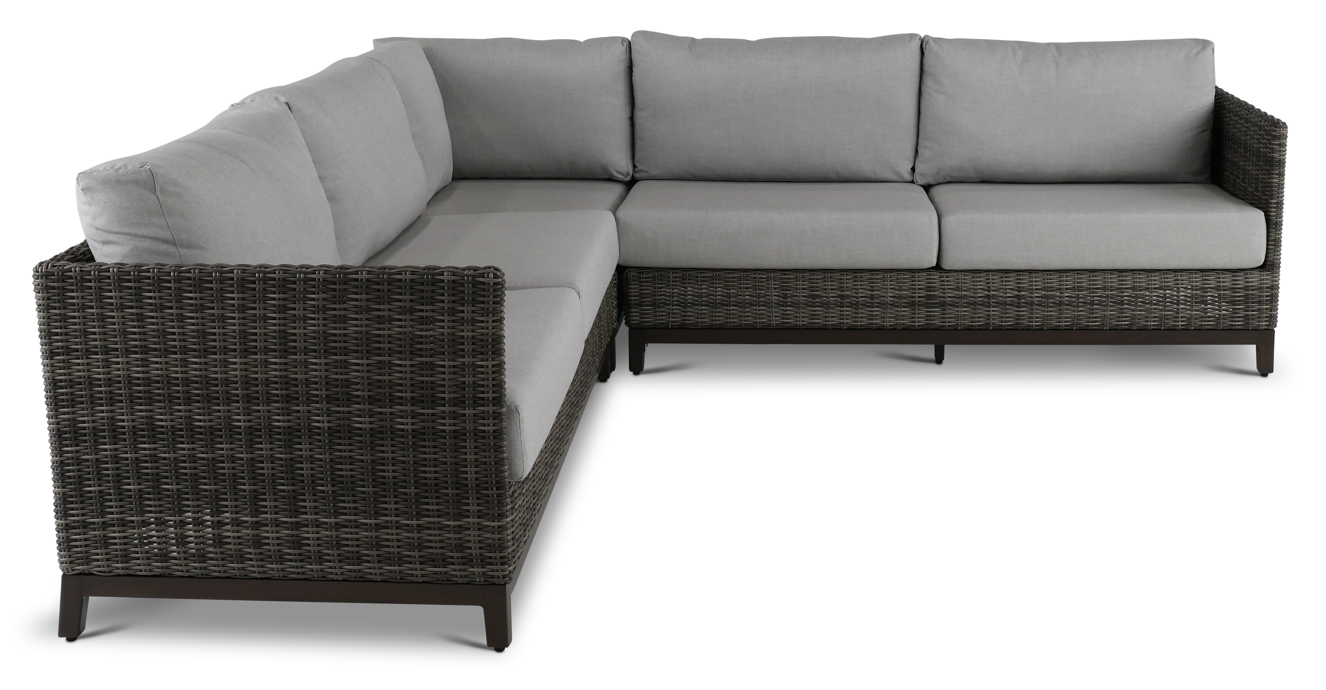 Nevis 3 Piece Gray Patio Sectional-4