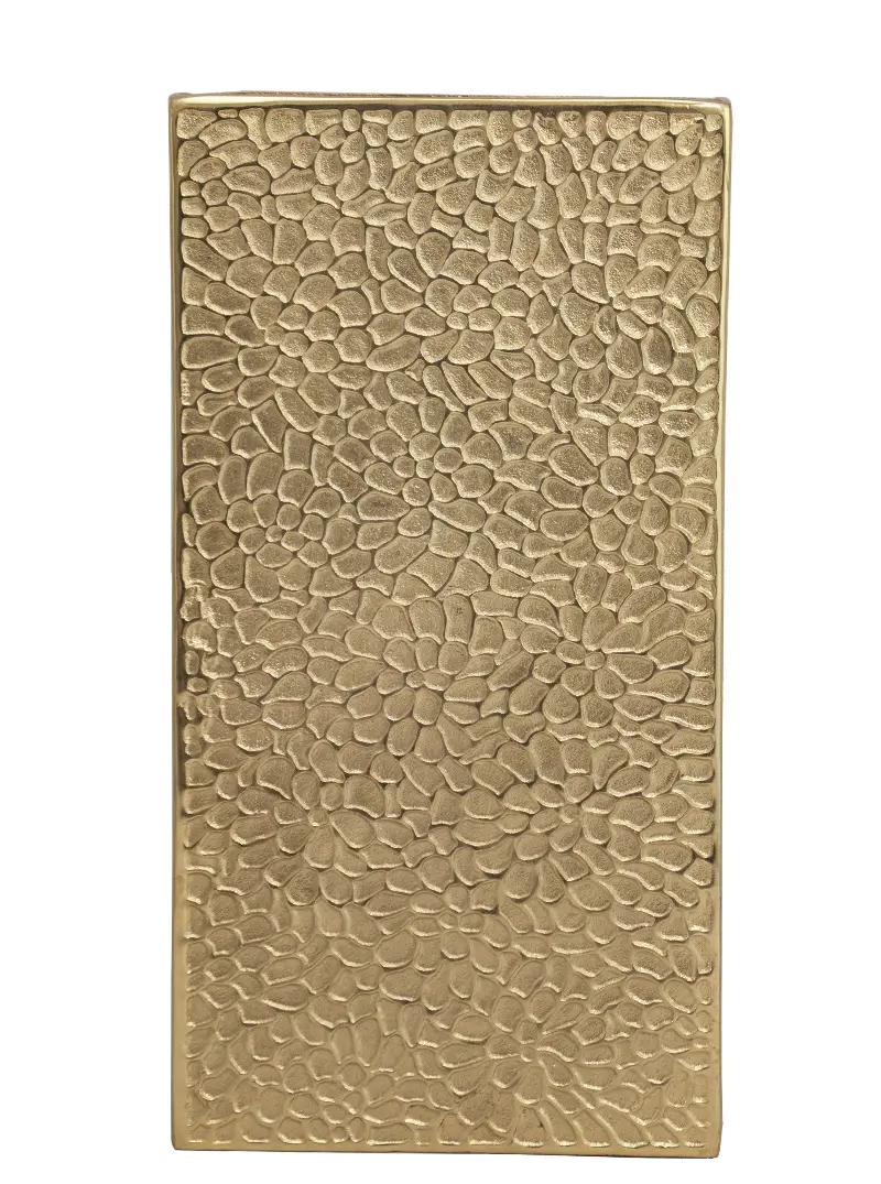 20 Inch Gold Metal Griffin Vase