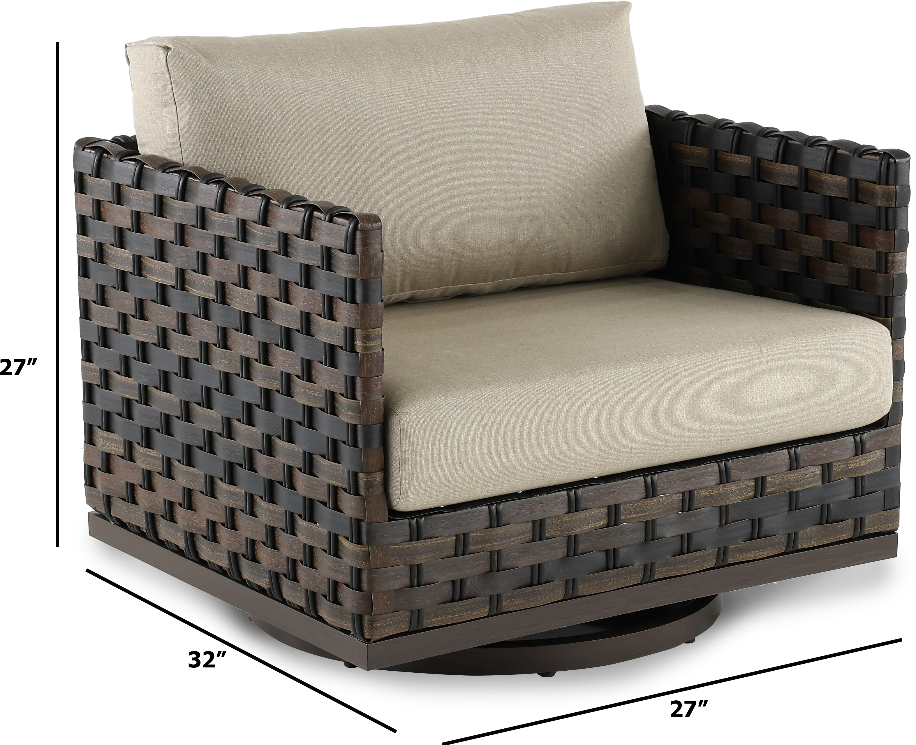 Nevis Ash Motion Patio Chair-3