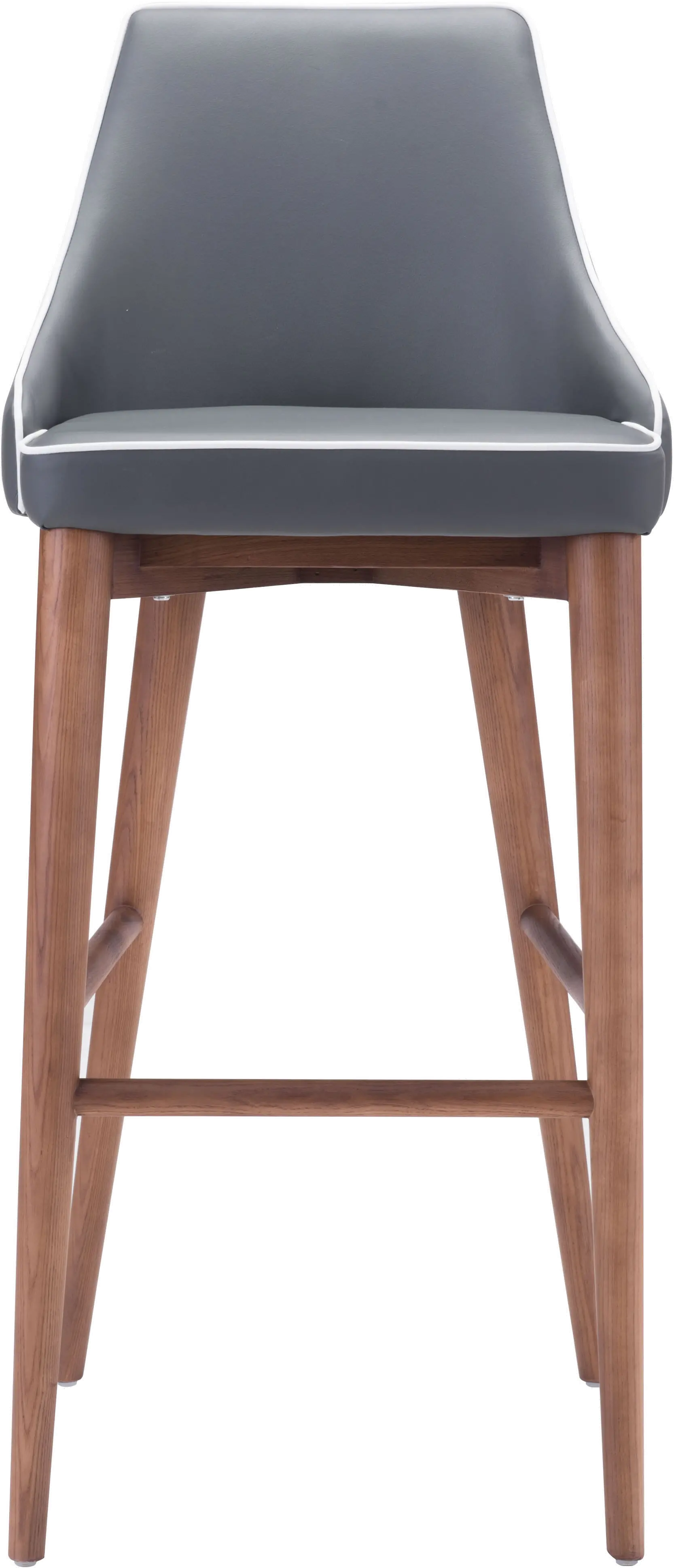 Gray Upholstered Bar Stool - Moor-3