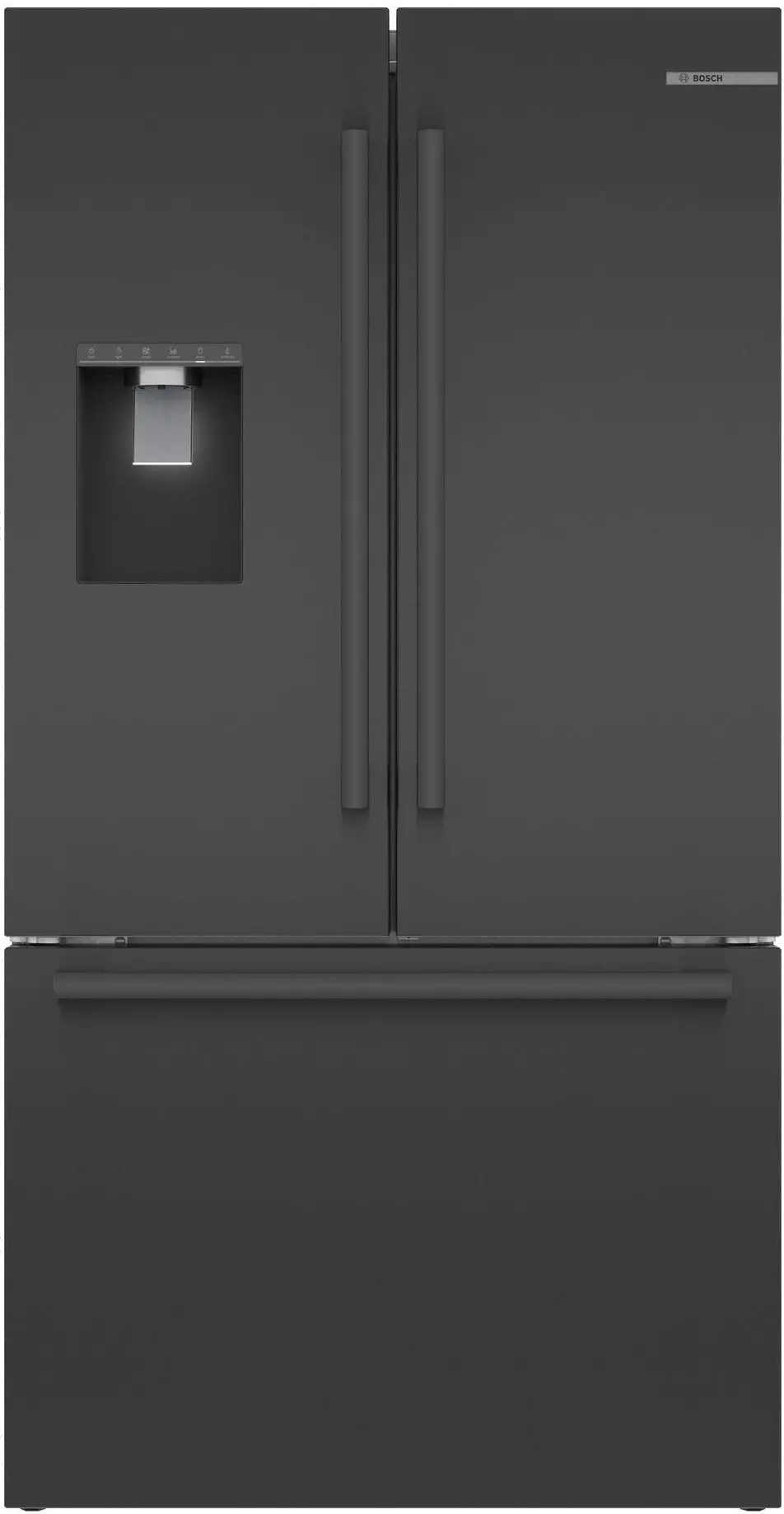 B36CD50SNB Bosch 21.6 cu ft French Door Refrigerator - Black Stainless Steel-2