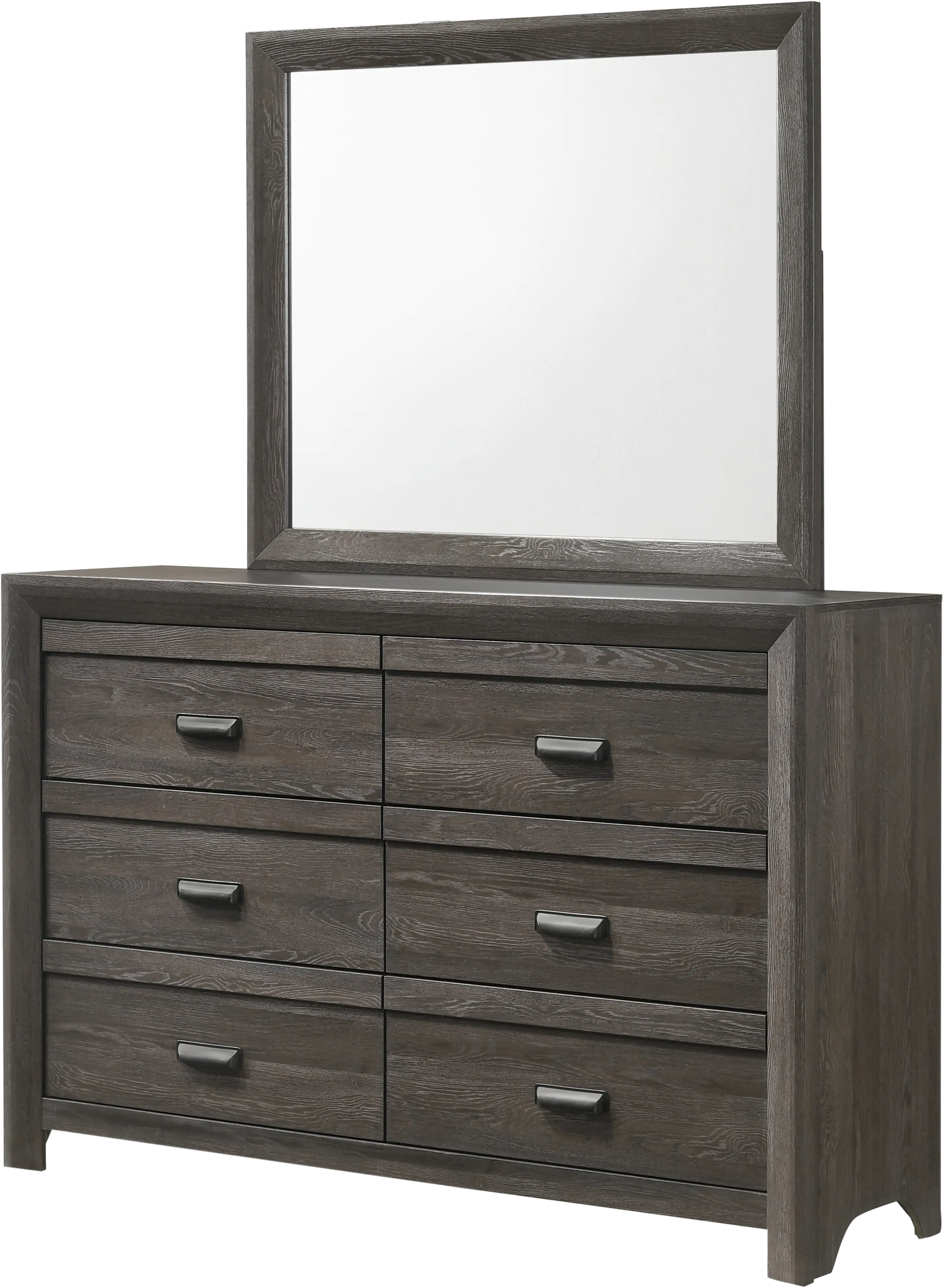 Adelaide Charcoal Gray 4 Piece Full Bedroom Set-6