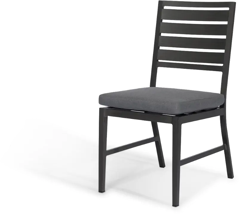 West Lake Gray Armless Patio Dining Chair