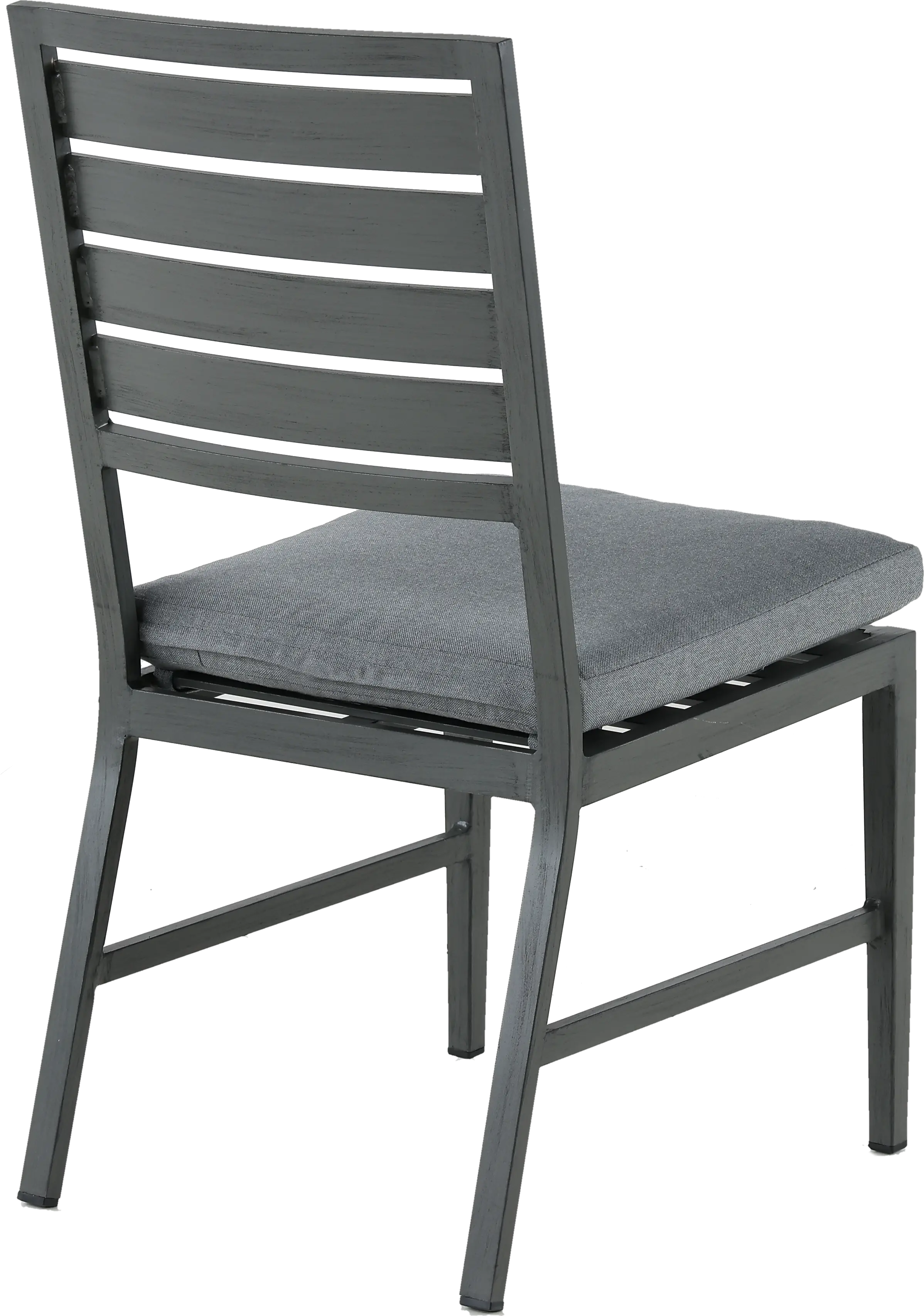 West Lake Gray Armless Patio Dining Chair-6