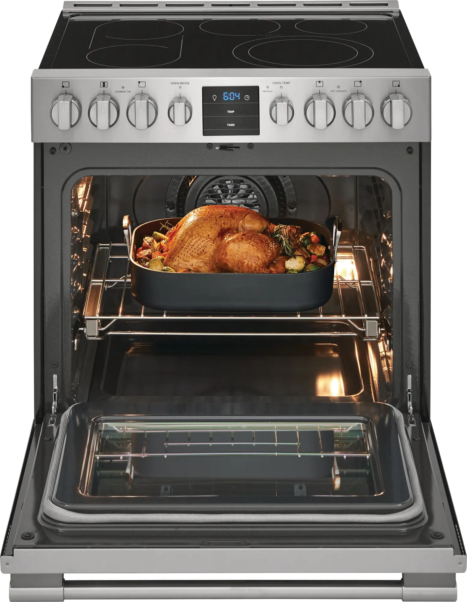 PCFE3078AF Frigidaire Professional 5.4 cu ft Electric Range - Stainless Steel-1