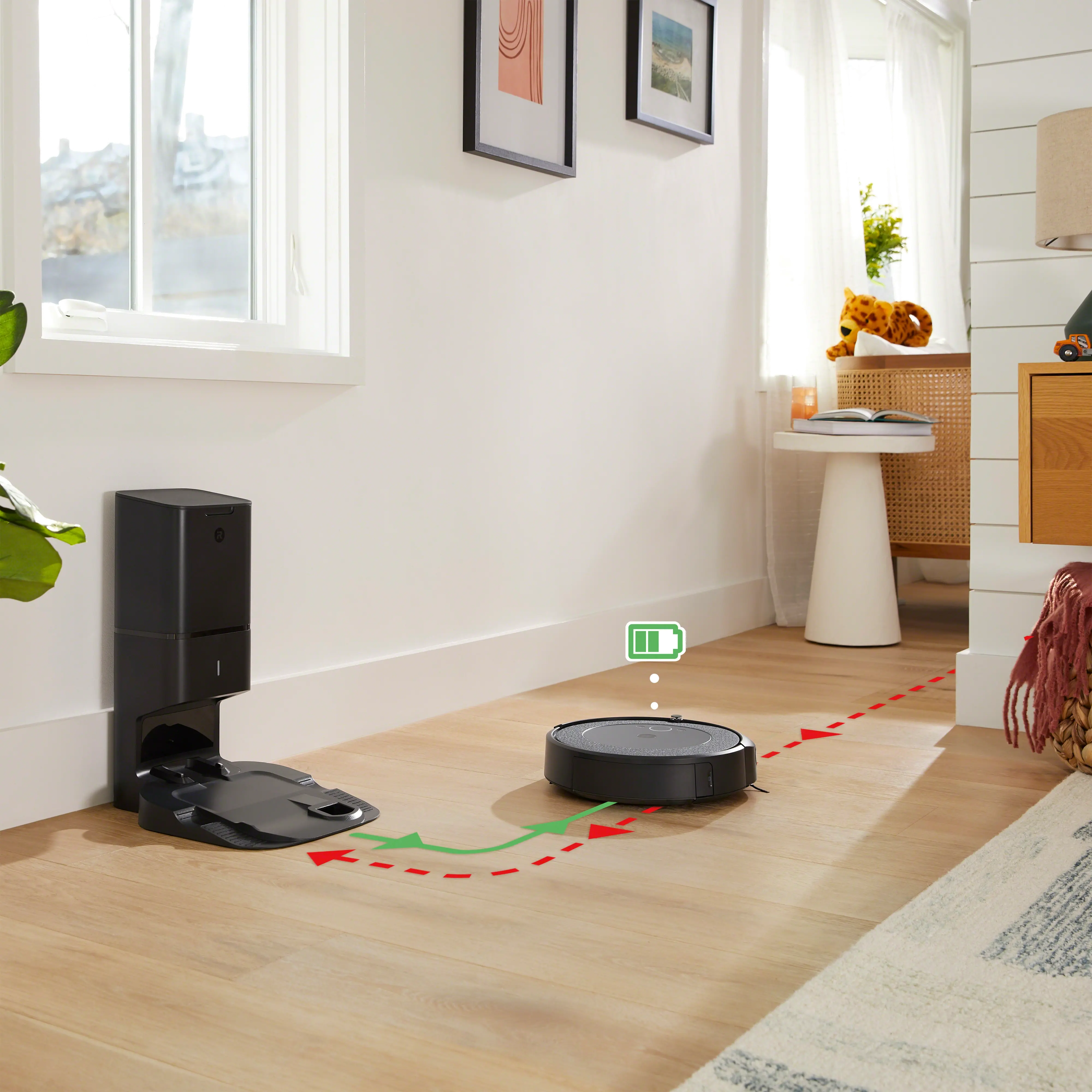 I3+_EVO/ROOMBA+BASE iRobot Roomba i3+ with Base WiFi Connected Robot Vacuum-7