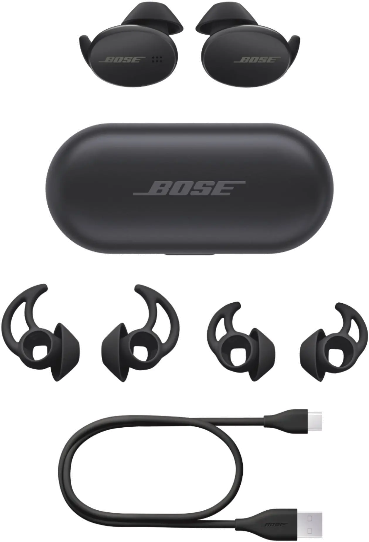SPORT-EARBUDS/BLACK Bose - Sport Earbuds True Wireless In-Ear Earbuds - Black-10