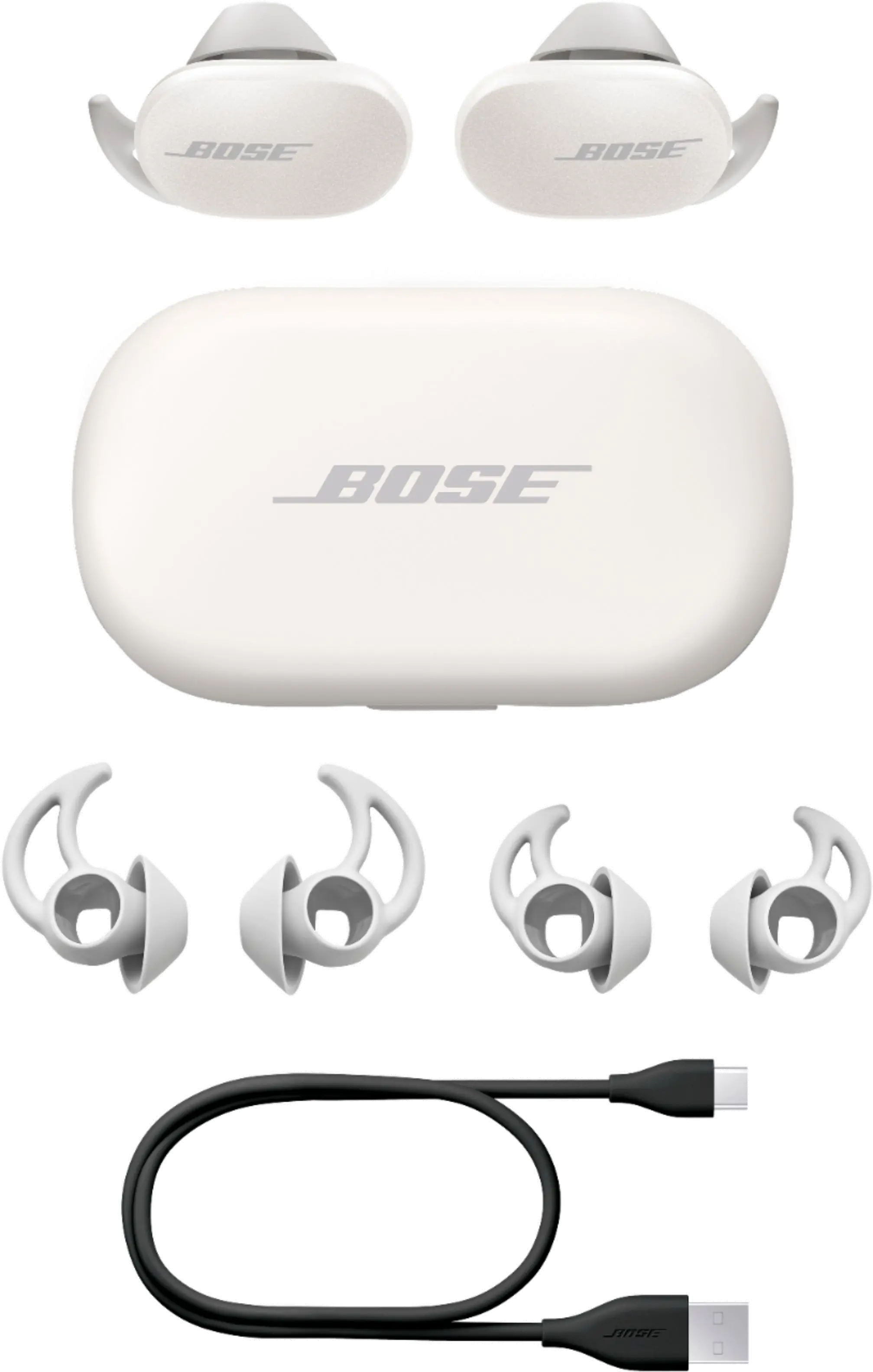 QTCOMFORT-EARBUD/SPS Bose - QuietComfort Earbuds True Wireless Noise Cancelling In-Ear Earbuds - Soapstone-9