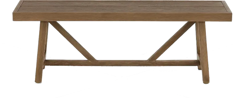 Sunset Brown Patio Bench