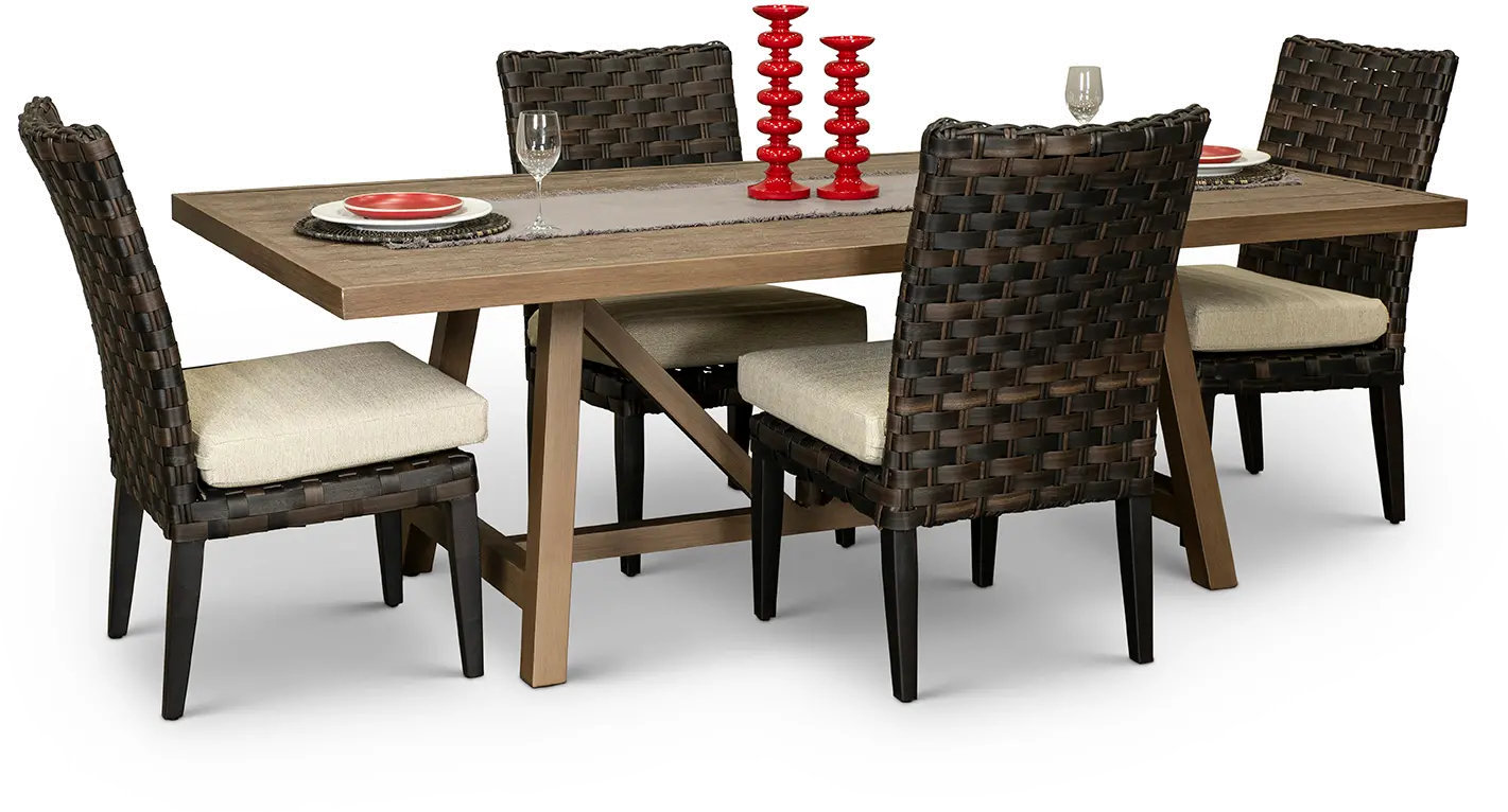 Sunset 5 Piece Outdoor Dining Set-1
