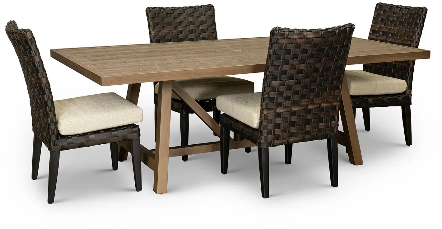 Sunset 5 Piece Outdoor Dining Set-2