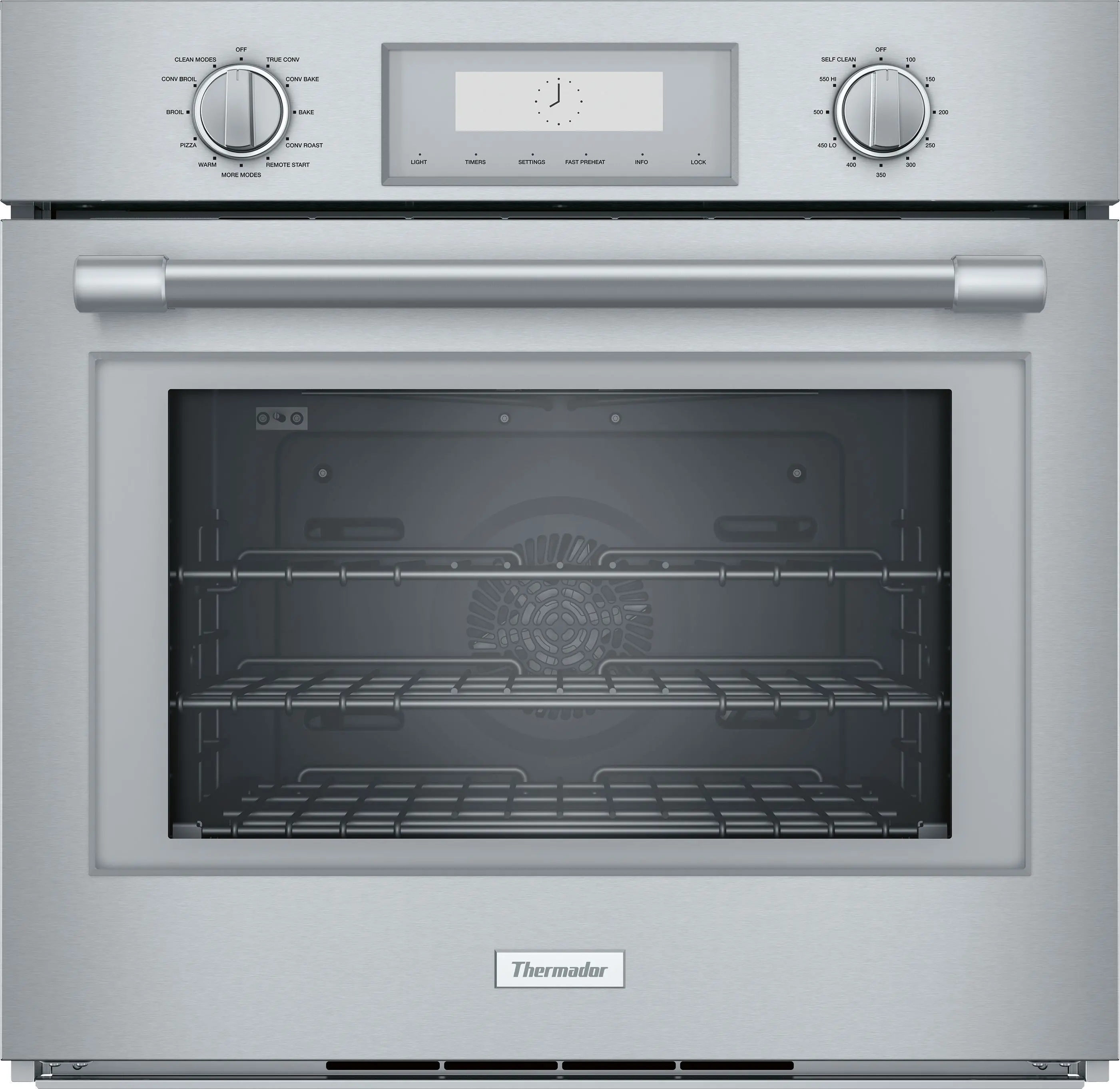 PO301W Thermador Professional 4.5 cu ft Single Wall Oven - Stainless Steel 30 Inch-2