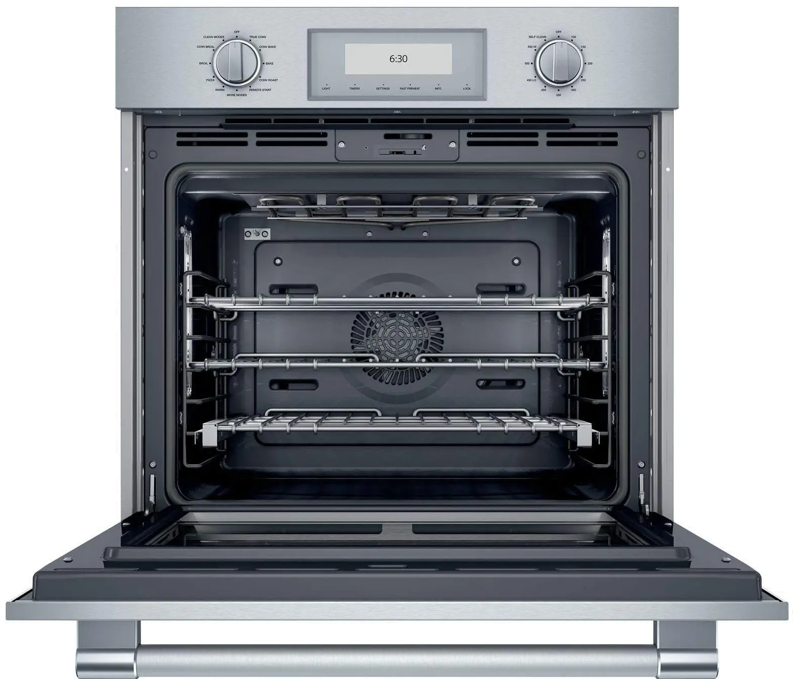 PO301W Thermador Professional 4.5 cu ft Single Wall Oven - Stainless Steel 30 Inch-1