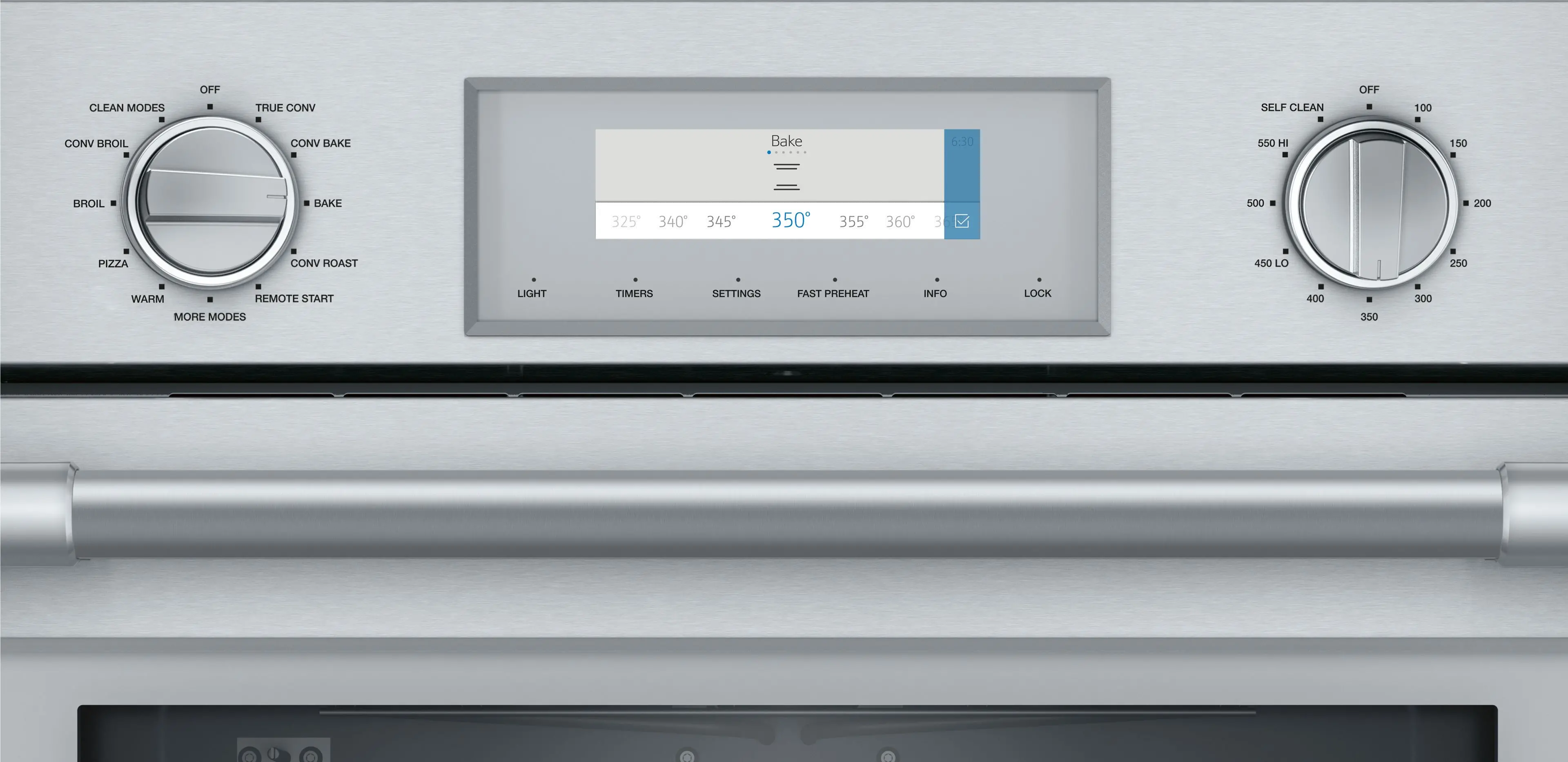 PO301W Thermador Professional 4.5 cu ft Single Wall Oven - Stainless Steel 30 Inch-4