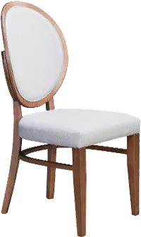 Regents Brown and Gray Upholstered Dining Room Chair (Set of 2)