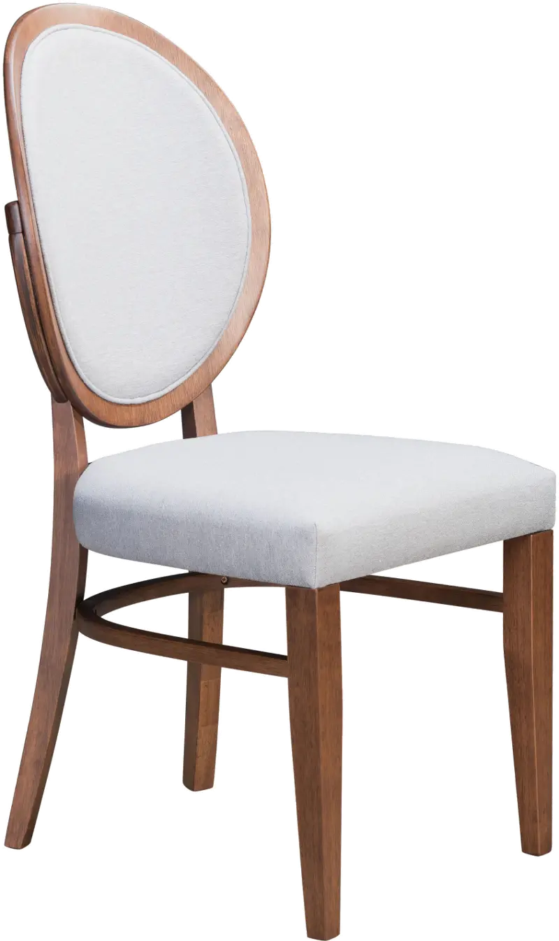 Regents Brown and Gray Upholstered Dining Room Chair (Set of 2)