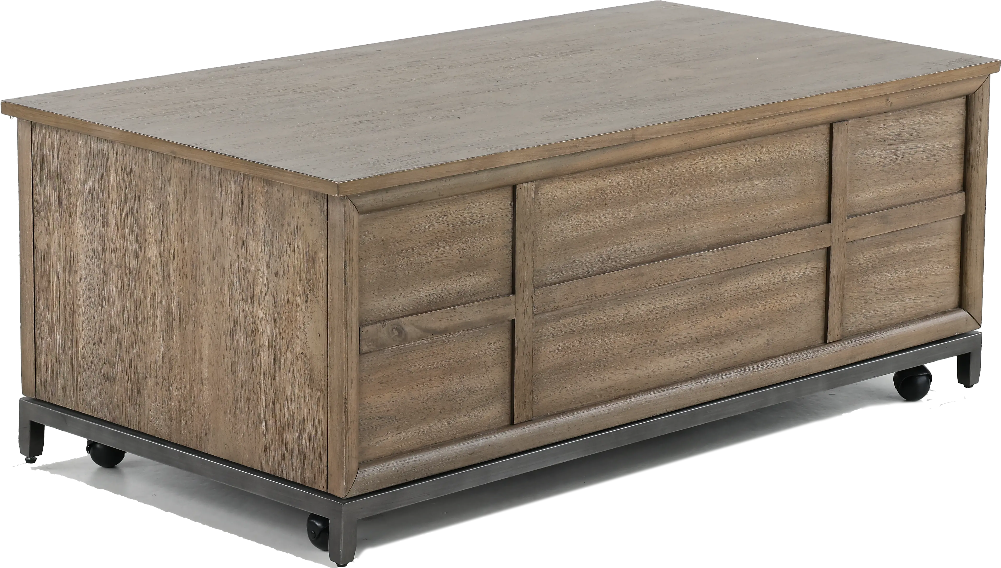 Trellis Desert Brown Lift-top Coffee Table-4