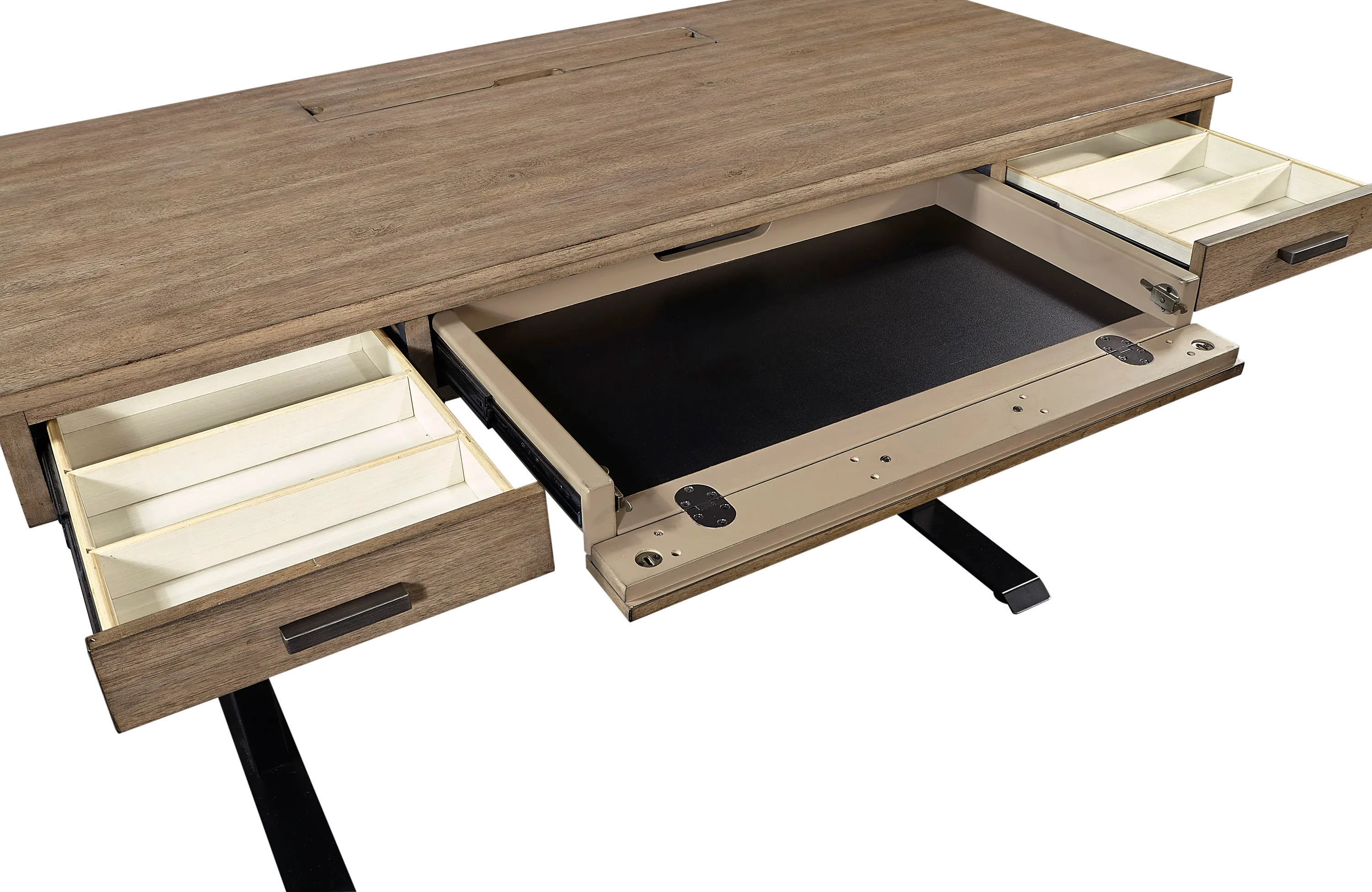 Trellis Desert Brown Sit-Stand Desk-5