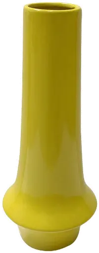Modern 15 Inch Yellow Vase
