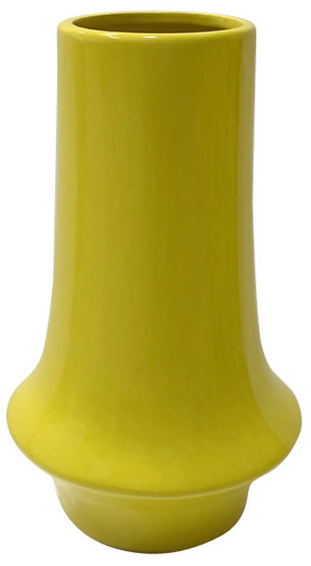 Modern 12 Inch Yellow Vase-1