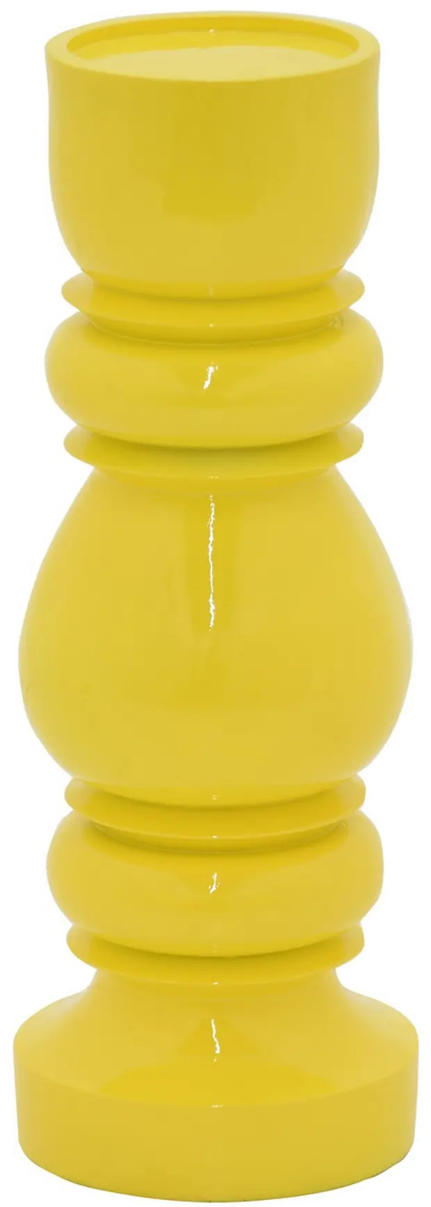 14  Yellow Candle Holder-1