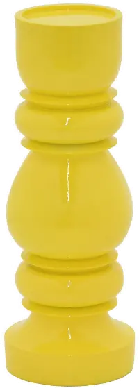 14  Yellow Candle Holder