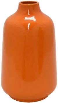 9 Inch Orange Vase