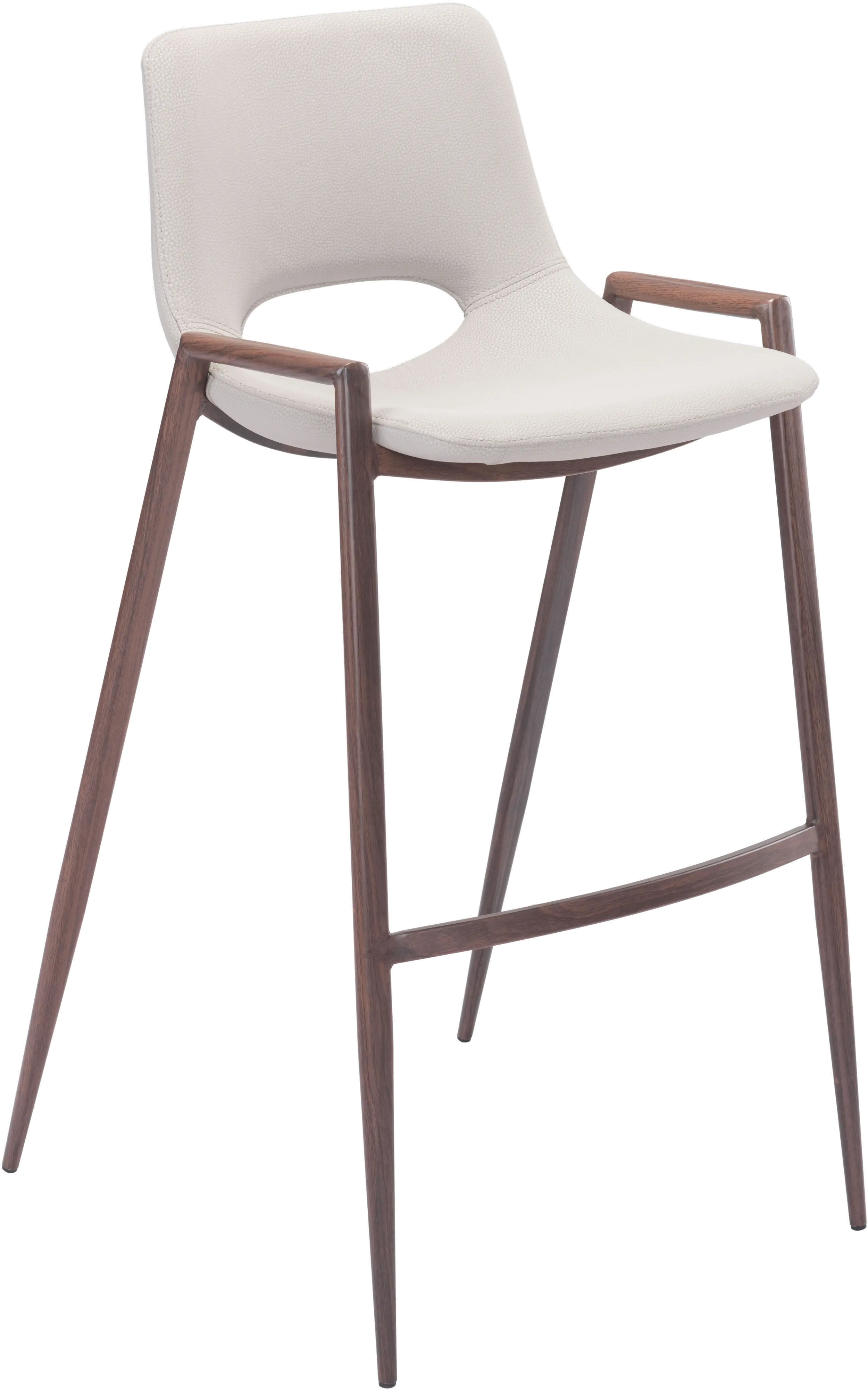 Desi Beige Bar Stool, Set of 2-1