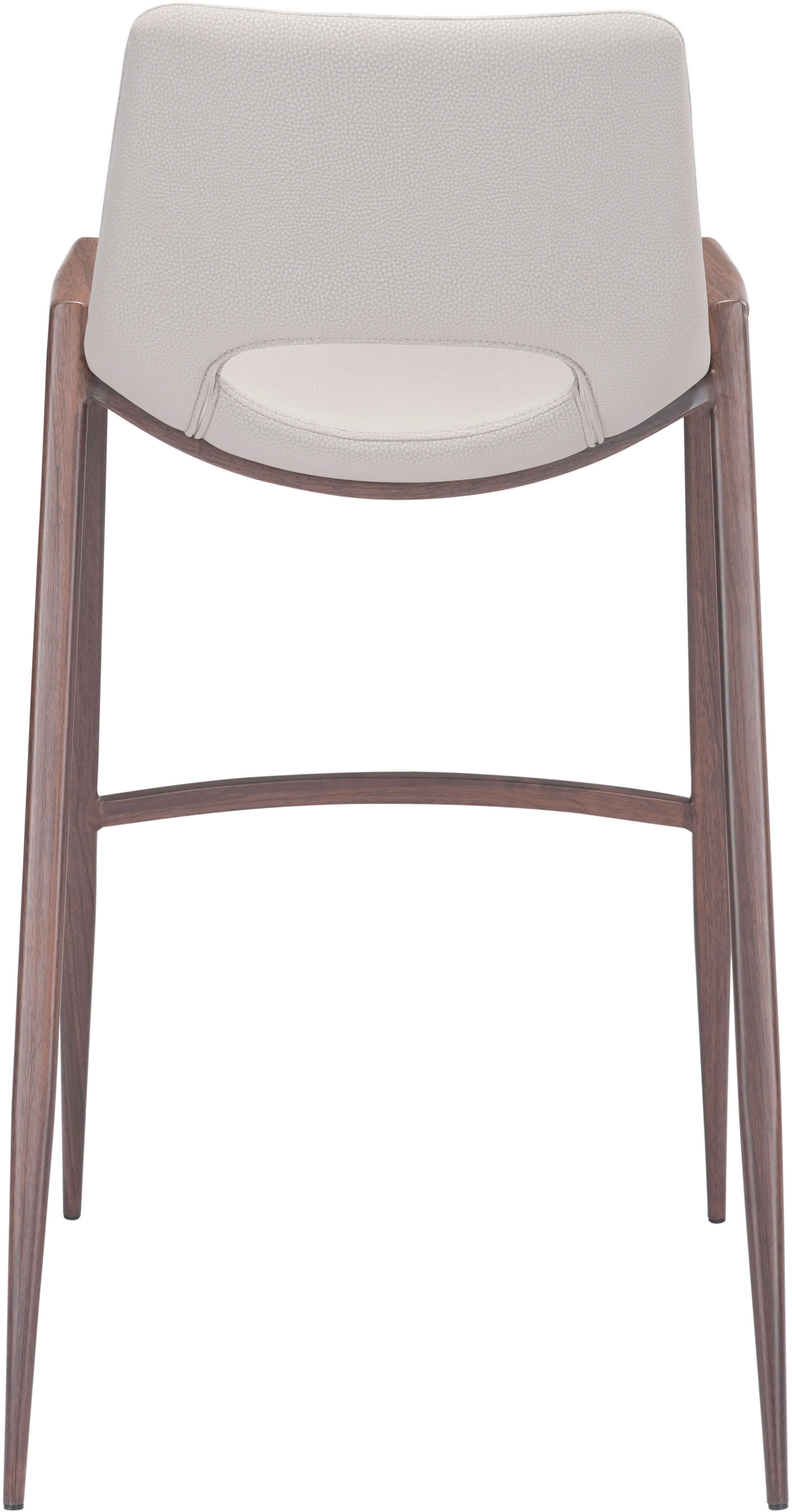 Desi Beige Bar Stool, Set of 2-6