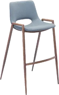 Desi Gray Bar Stool, Set of 2