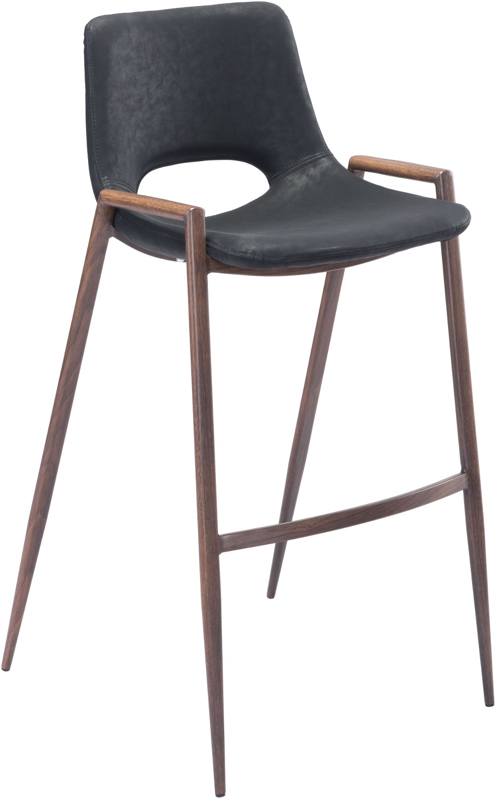 Desi Black Bar Stool Set of 2