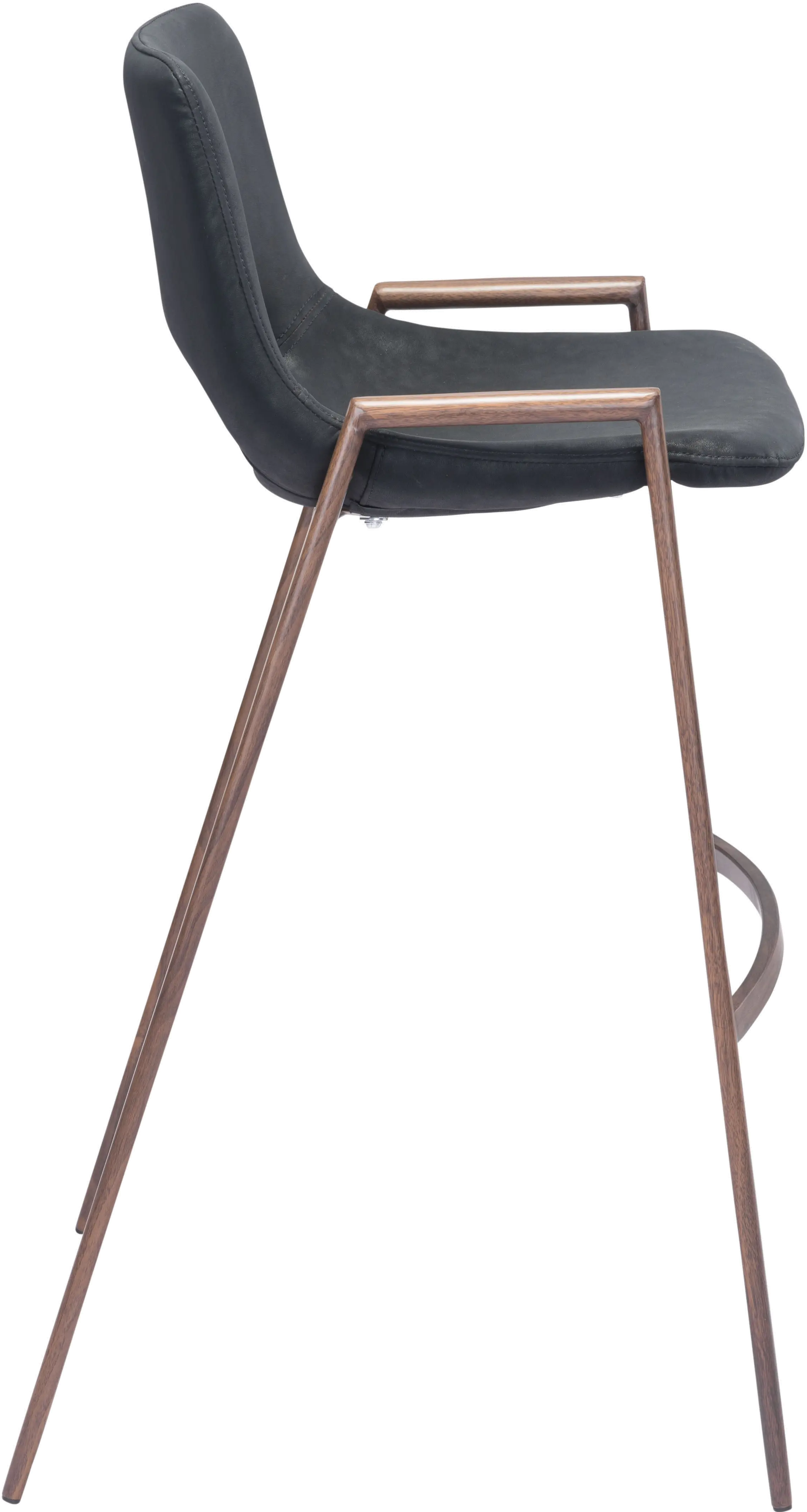 Desi Black Bar Stool, Set of 2-4