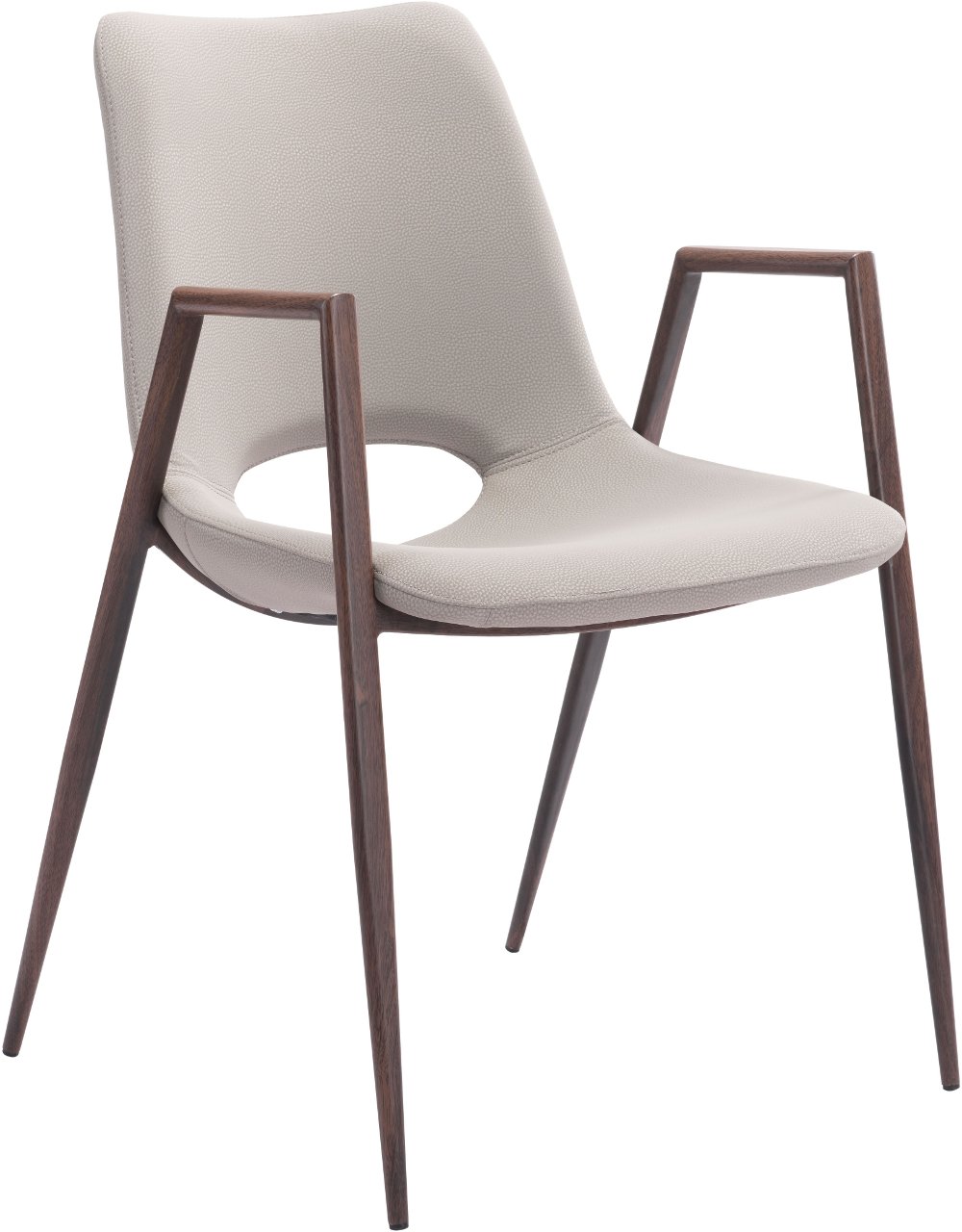 Desi Beige Dining Chair Set of 2