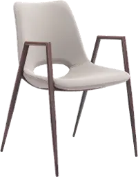 Desi Beige Dining Chair, Set of 2
