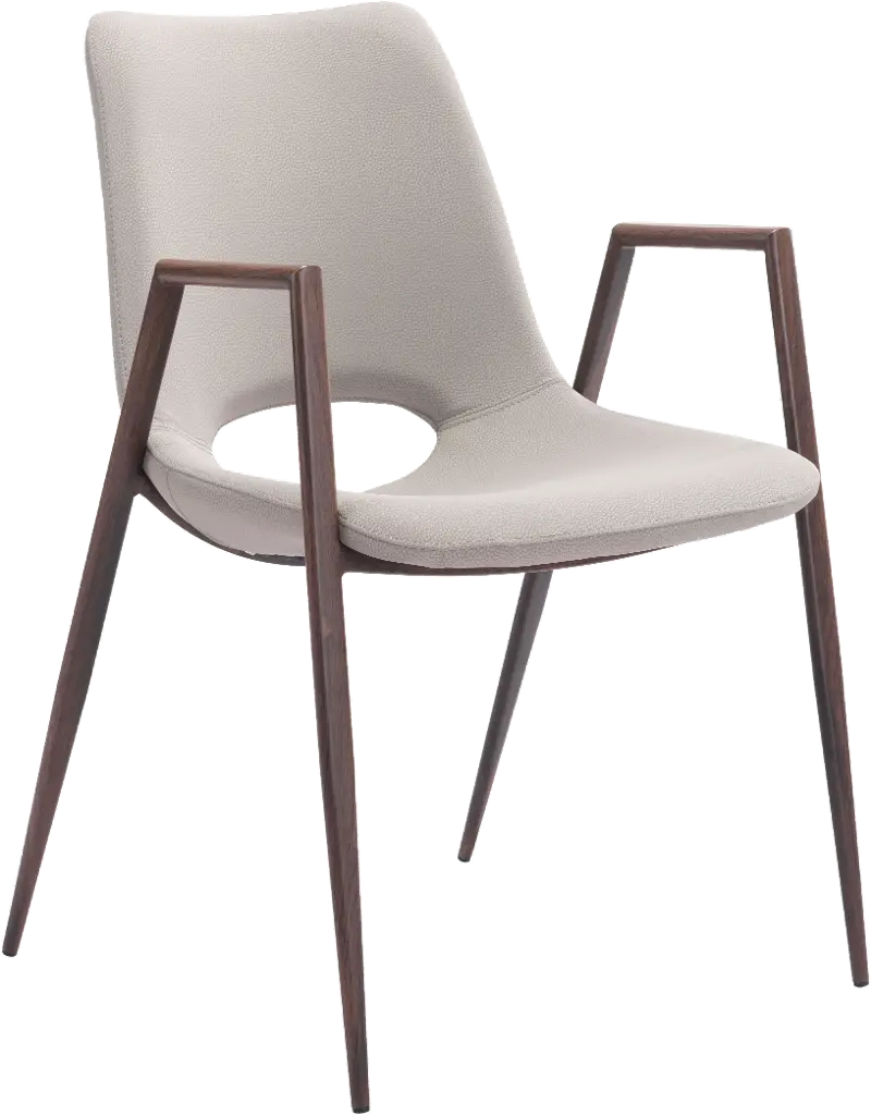 Desi Beige Dining Chair, Set of 2