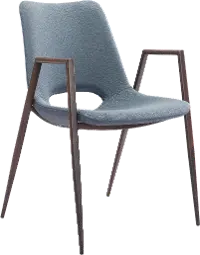 Desi Gray Dining Chair, Set of 2