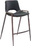 Desi Black Counter Height Stool, Set of 2