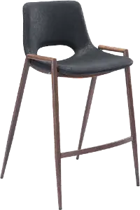 Desi Black Counter Height Stool, Set of 2
