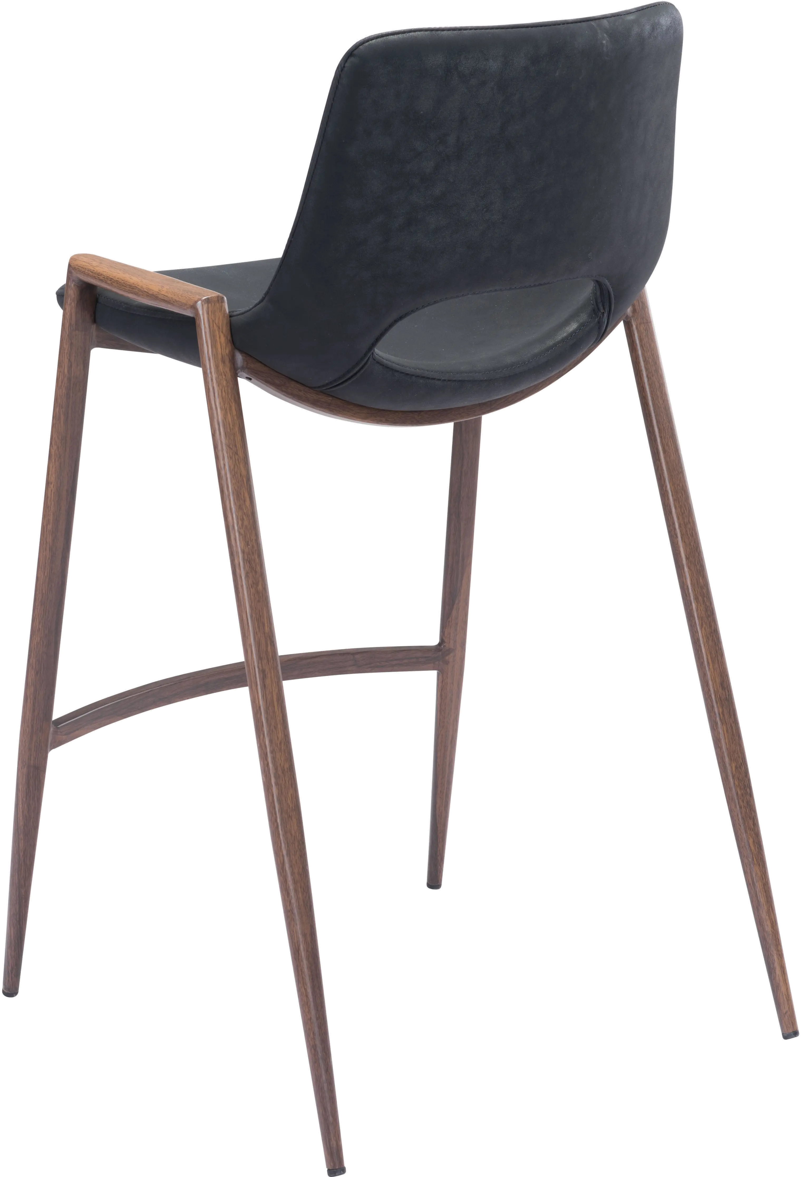 Desi Black Counter Height Stool, Set of 2-6
